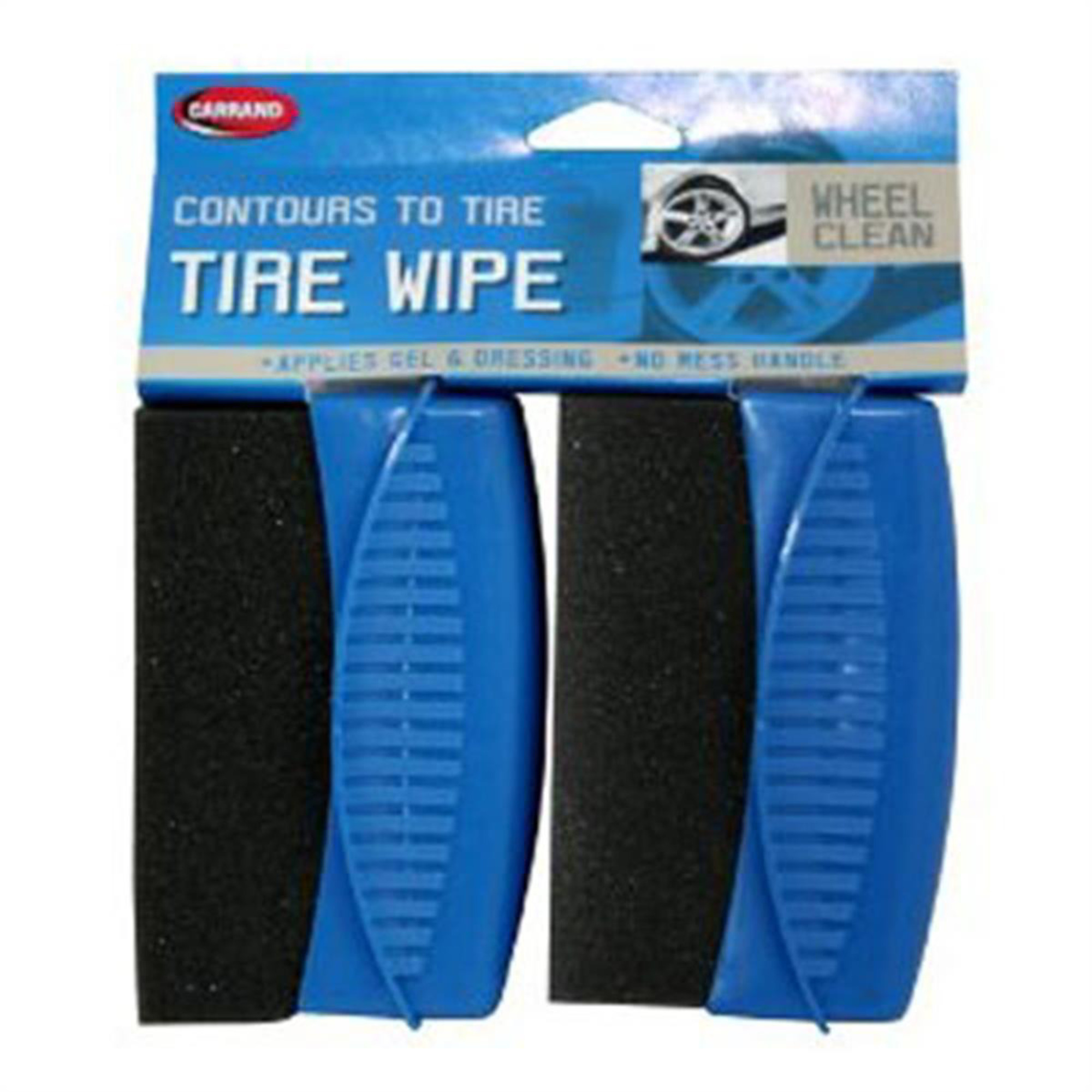 Carrand Tire Gel Applicators — 2 Pack, Contoured Handle, Model# CRD92143